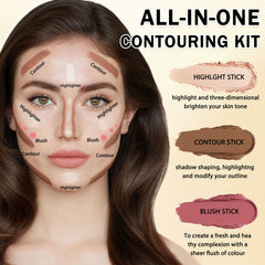 IONSGAKO cream bronzer stick delivers warm sun-kissed radiance
