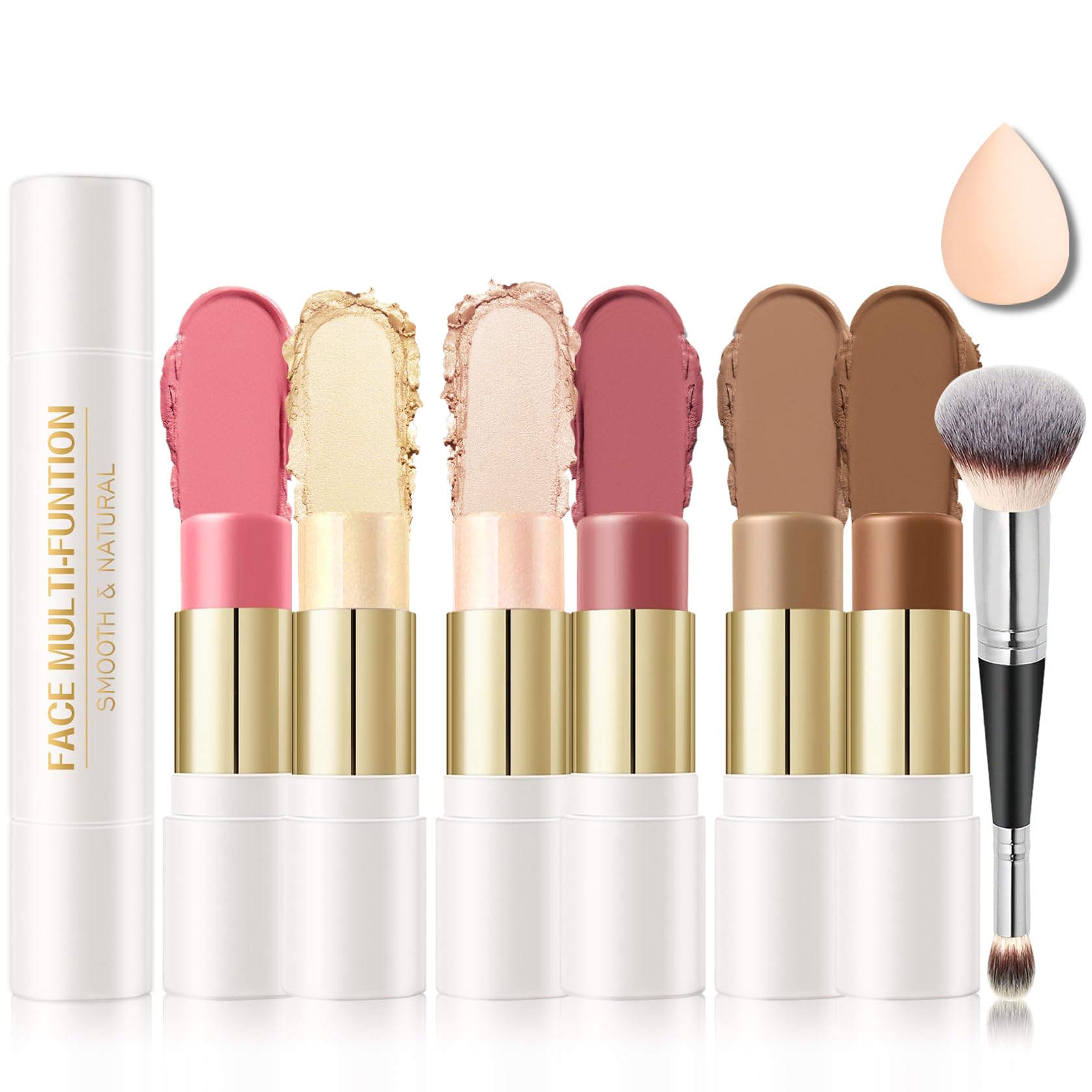 IONSGAKO double-ended contour application for precise sculpting on cheeks