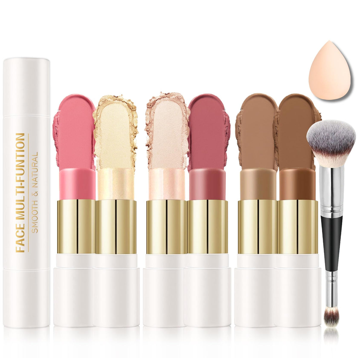 IONSGAKO double-ended contour application for precise sculpting on cheeks