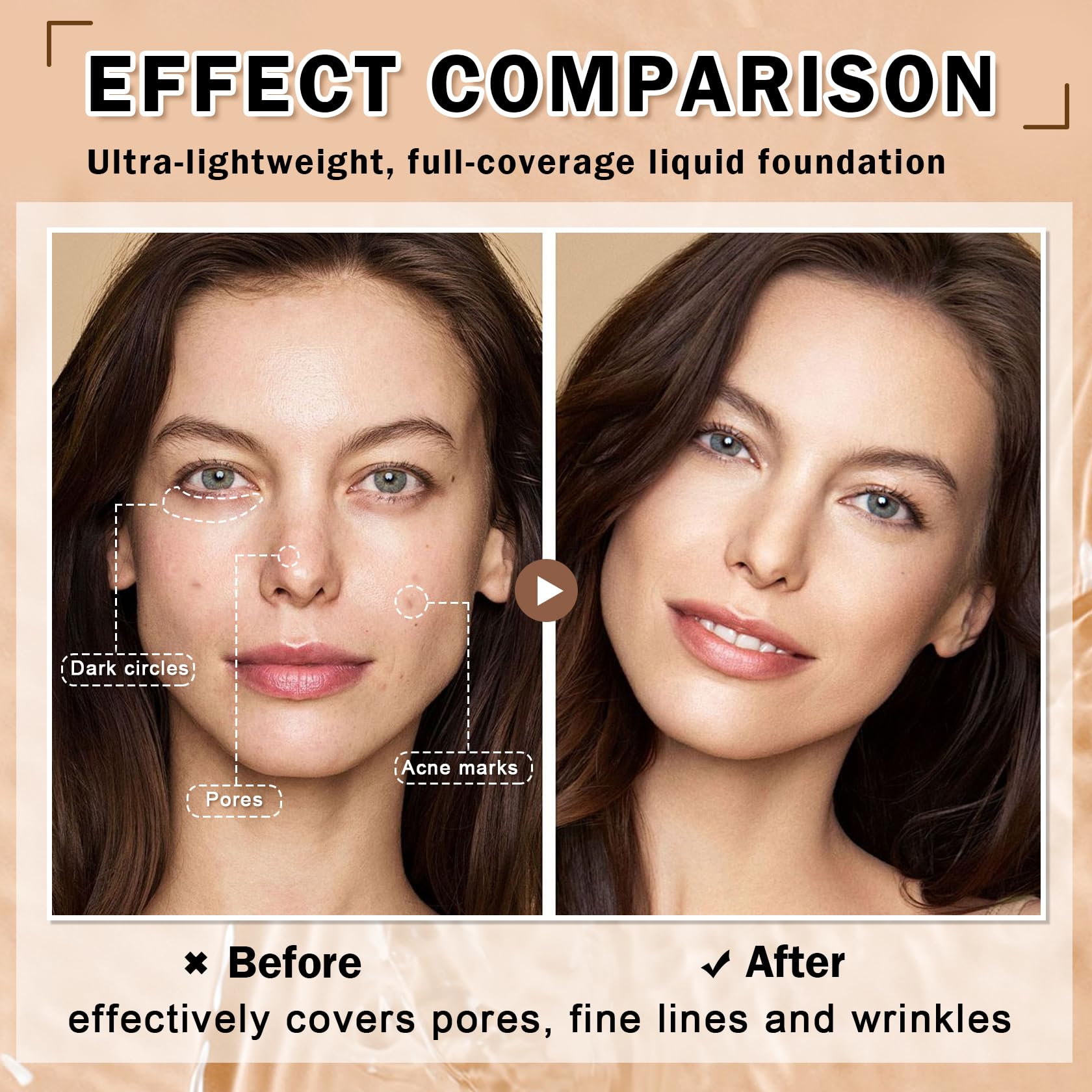 IONSGAKO Natural Matte Look breathable formula for daily wear