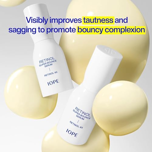 IOPE serum texture close-up showing silky, absorbent finish
