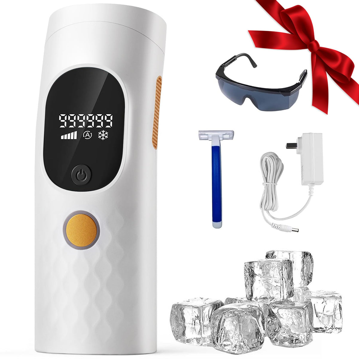 Iouniya laser hair removal device front view for body and face treatment.