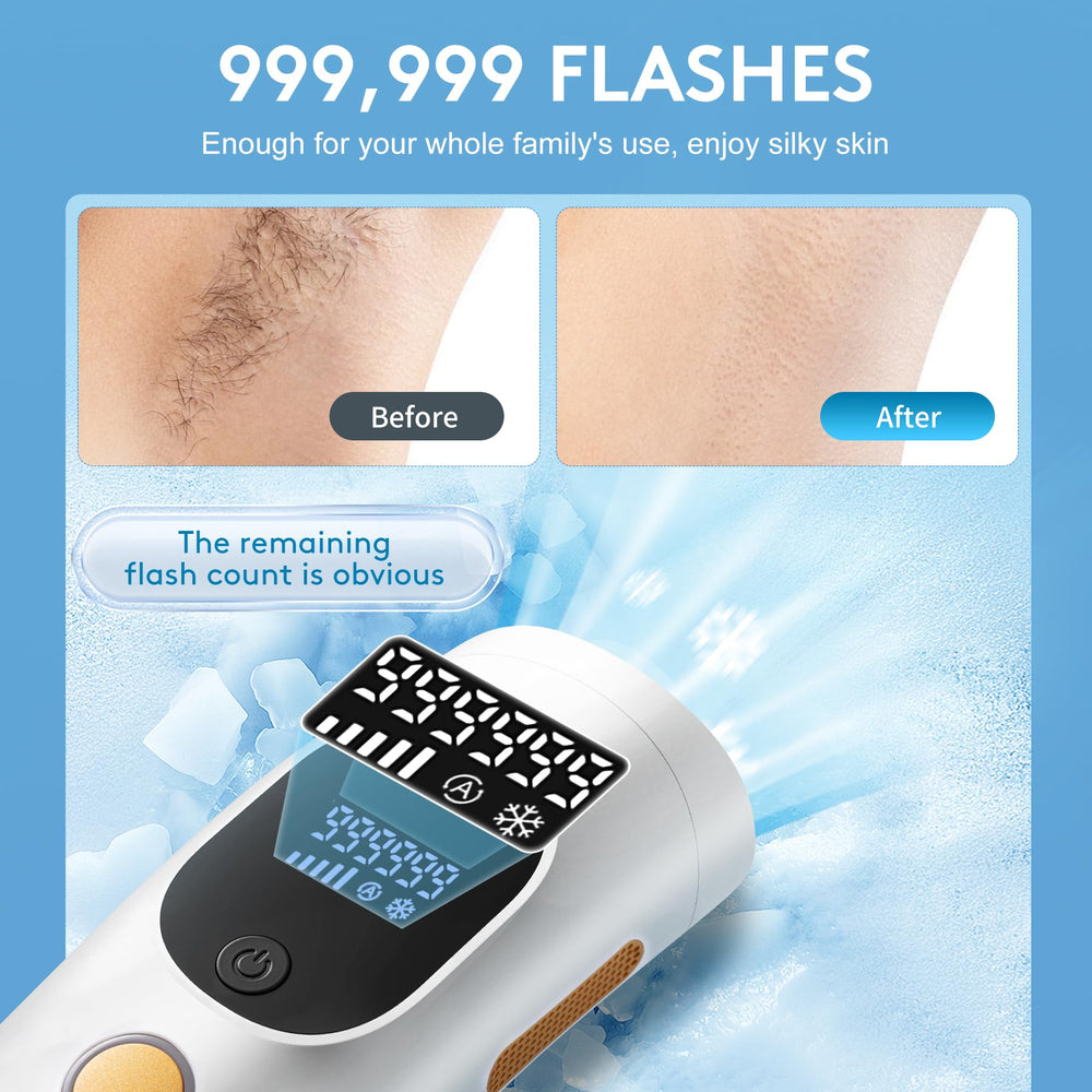 Iouniya manual mode allows precise bikini line and facial touch ups.