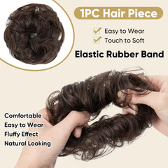 IOVOIMMSL cat ears bun styling option for playful high bun looks.
