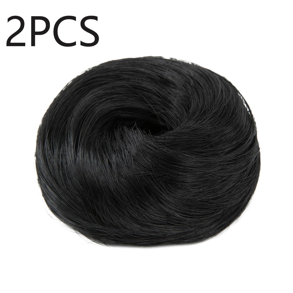IOVOIMMSL mini curly bun piece; ideal for quick updos and casual styles.