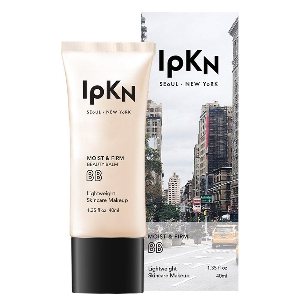 IPKN Moist & Firm BB Cream SPF40 bottle pump for easy daily protection and hydration.