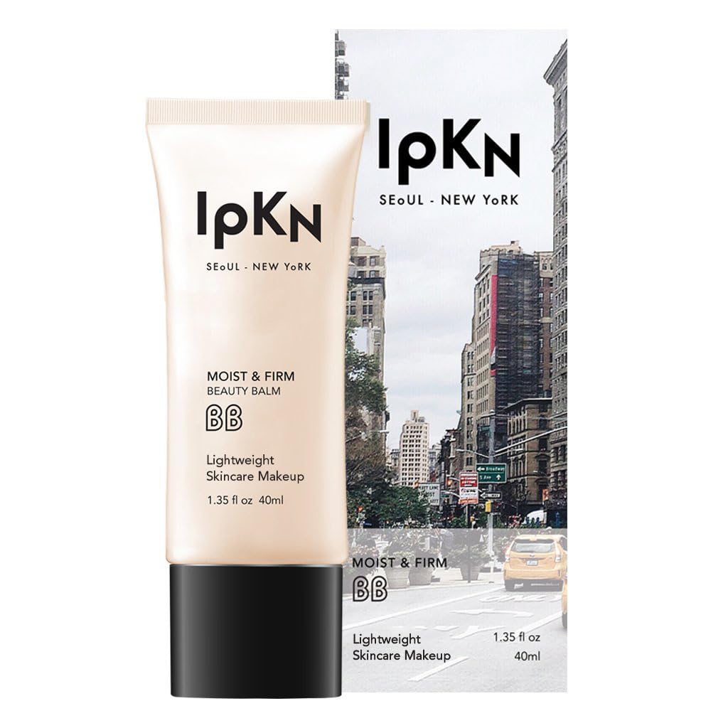 IPKN Moist & Firm BB Cream SPF40 bottle pump for easy daily protection and hydration.