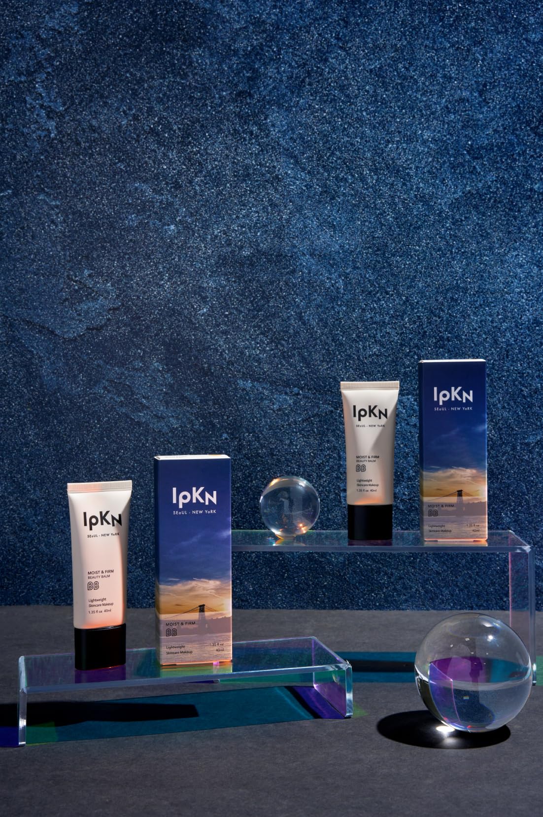 IPKN Moist and Firm BB Cream ceramide and collagen ingredients close-up.