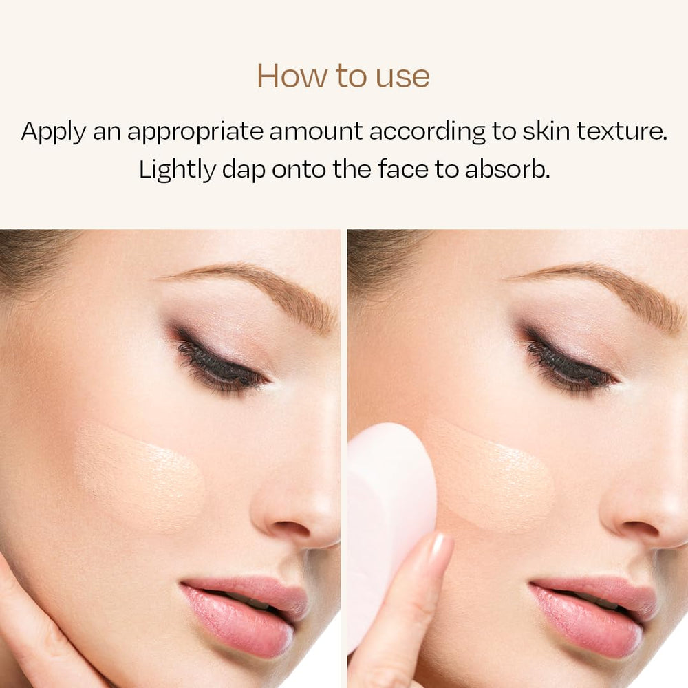 IPKN Moist and Firm BB Cream swatch shows light and medium tones for diverse skin.
