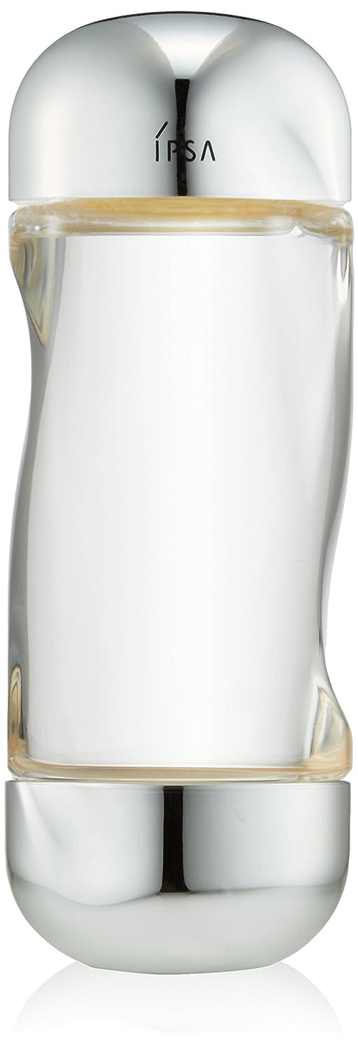 IPSA Time R Aqua bottle and pump for easy, precise application and hydrated skin.
