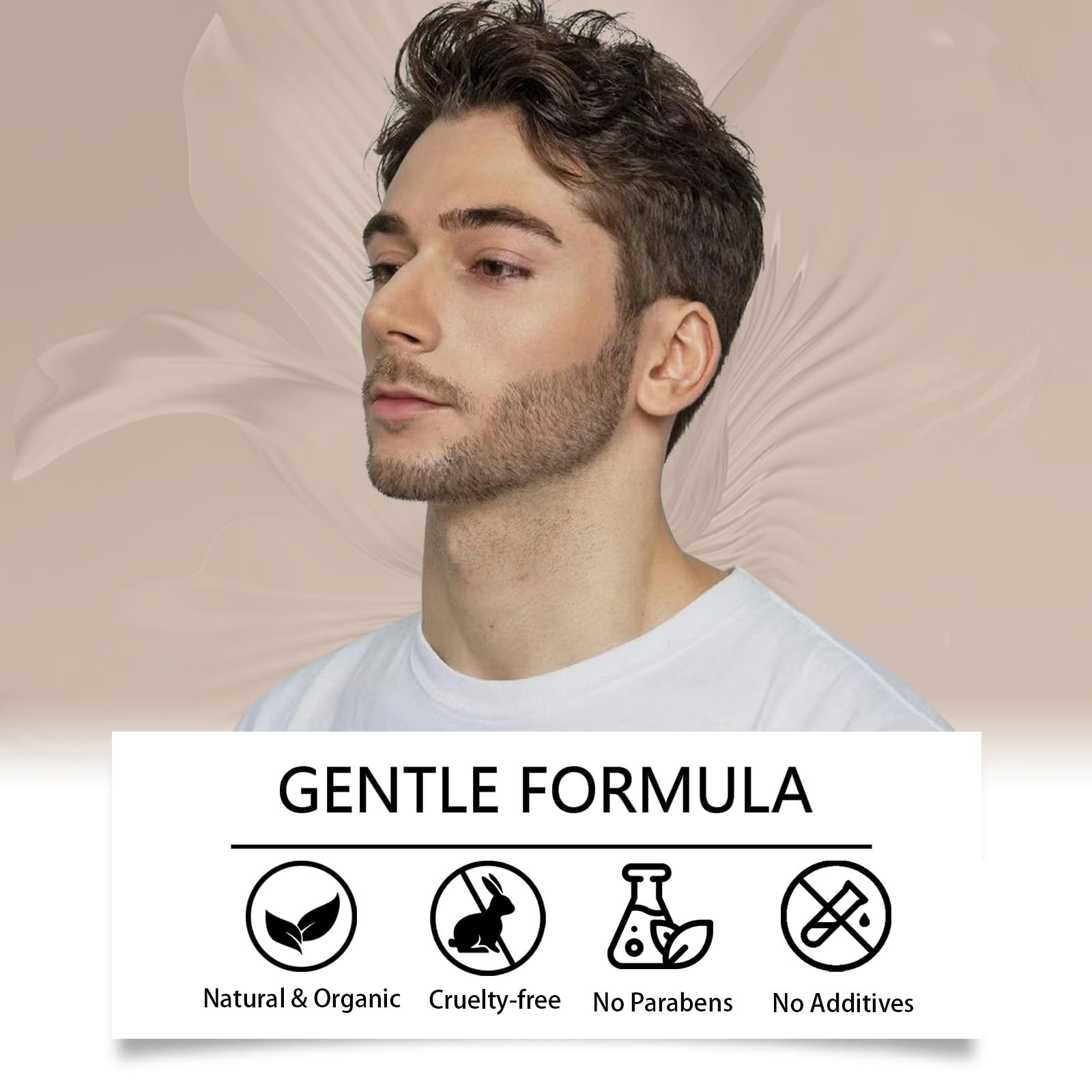 ipxkwll soothing balm on beard skin for comfortable daily grooming.