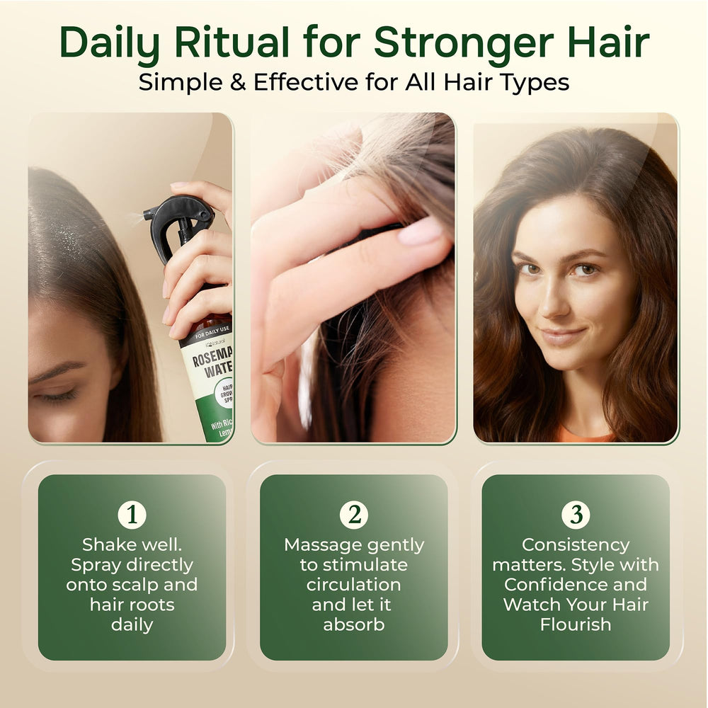 IQNATURAL fermented black ricewater shot illustrating rich nutrients for stronger-looking hair
