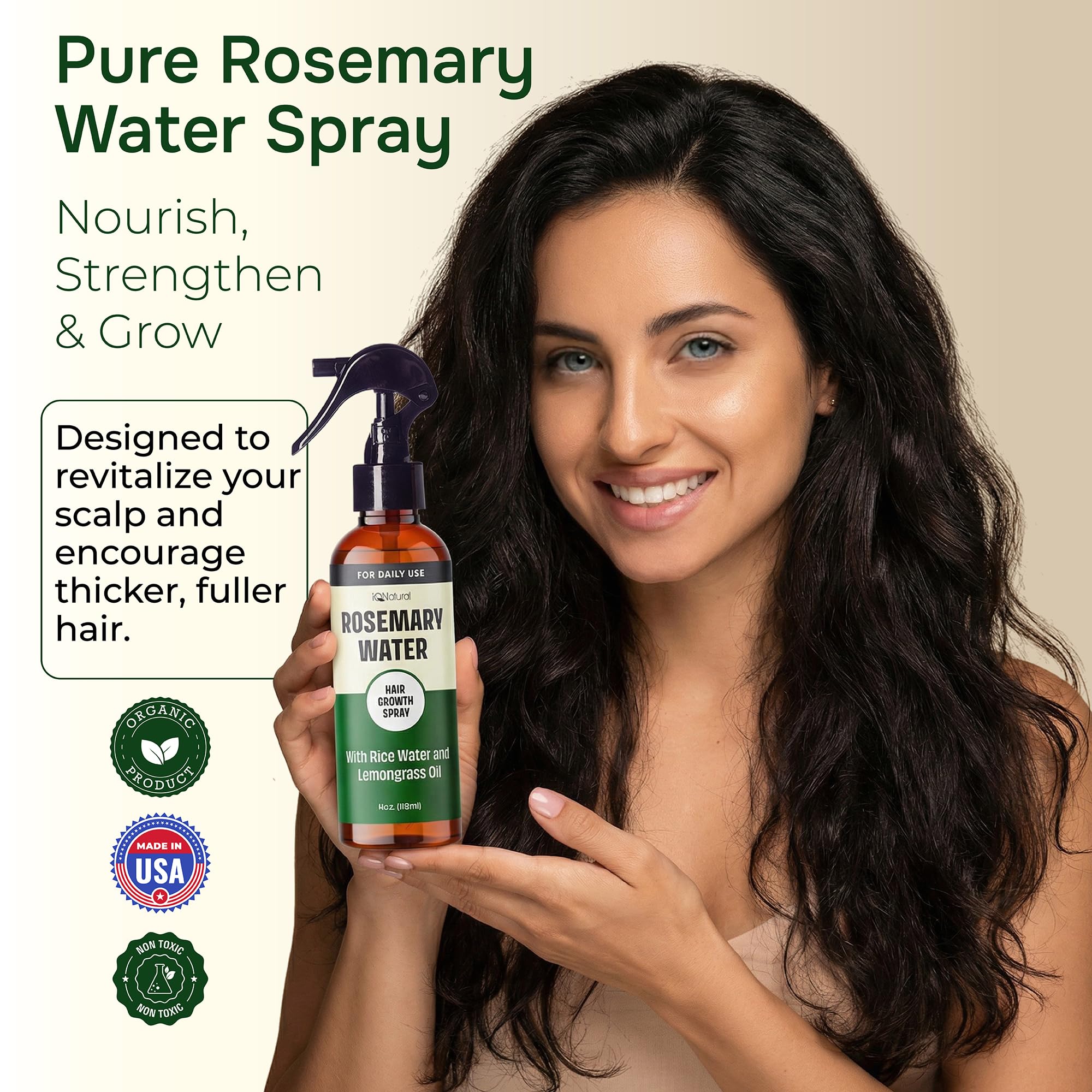IQNATURAL rosemary leaves close-up highlighting natural ingredients for vitality