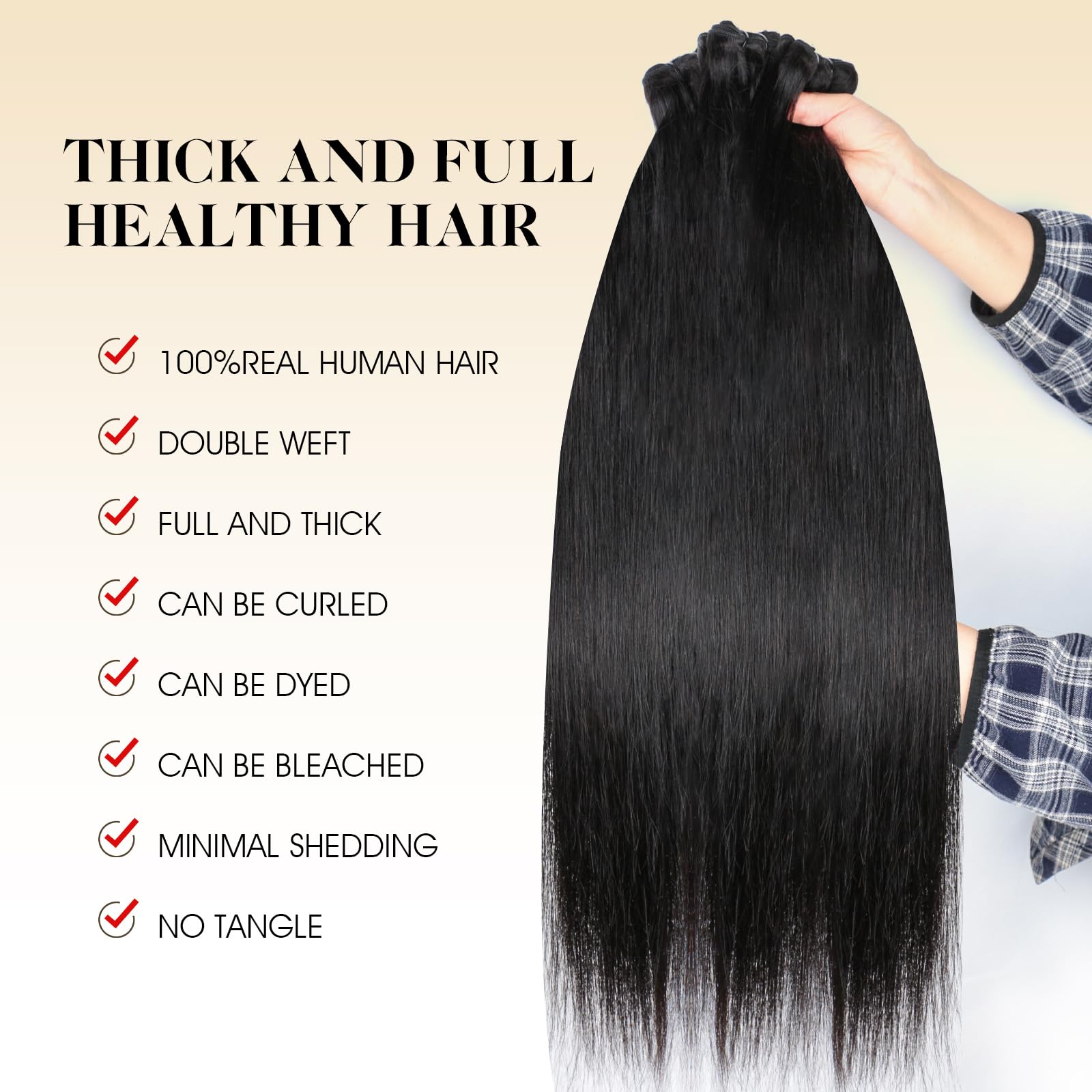 IQOMOQ soft, silky Brazilian hair enhances everyday wear.