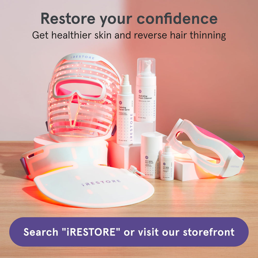 irestore eye mask offers a spa-like feel at home.