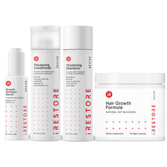 irestore Max Growth Bundle serum bottle for thicker look