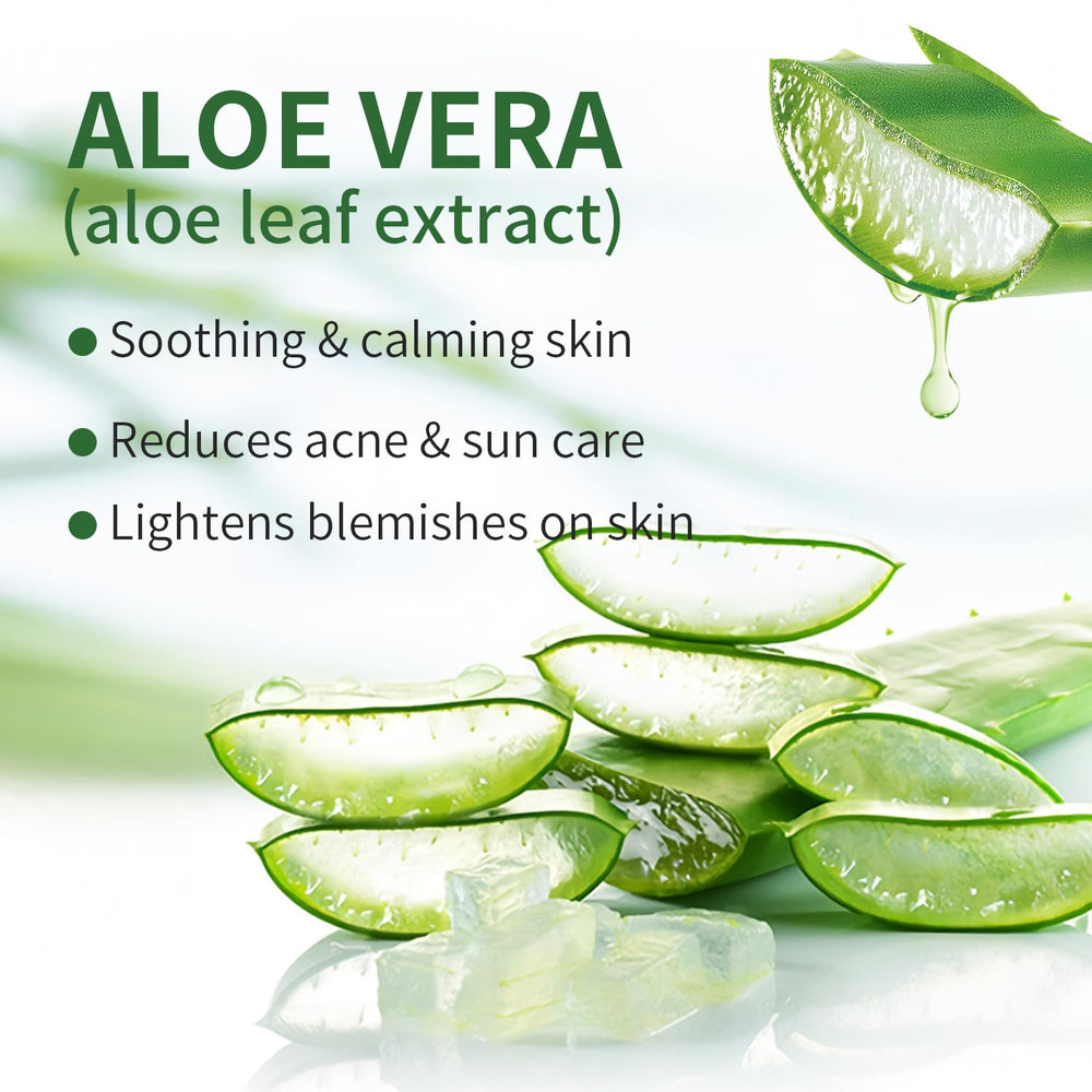 IREV Aloe Vera mask restores a refreshing effect on the skin.