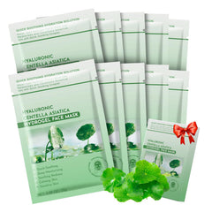 IREV Calming Mask centella packaging shown, ideal for soothing sensitive skin.