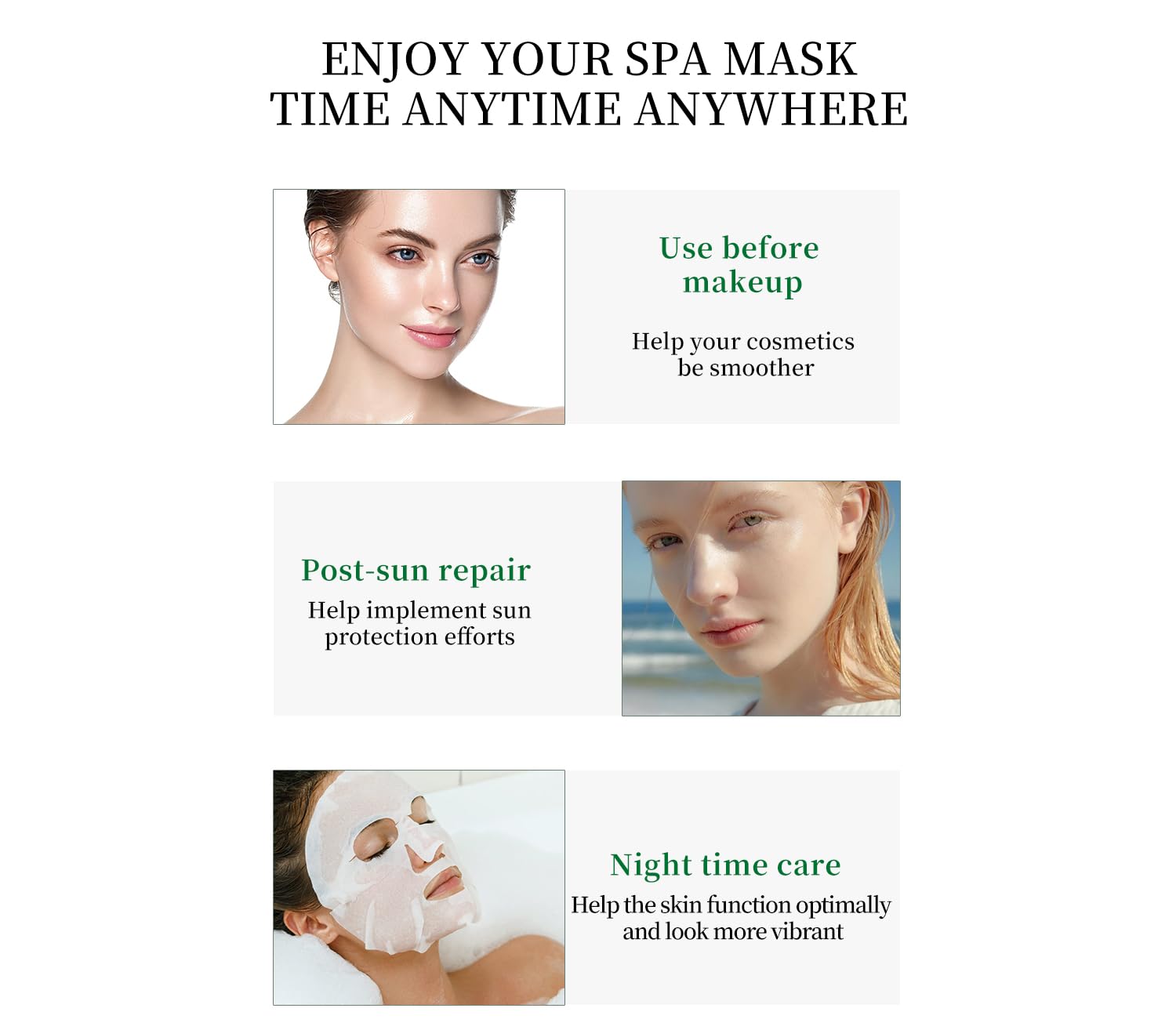 Sheet mask in skincare routine delivering a healthy glow.