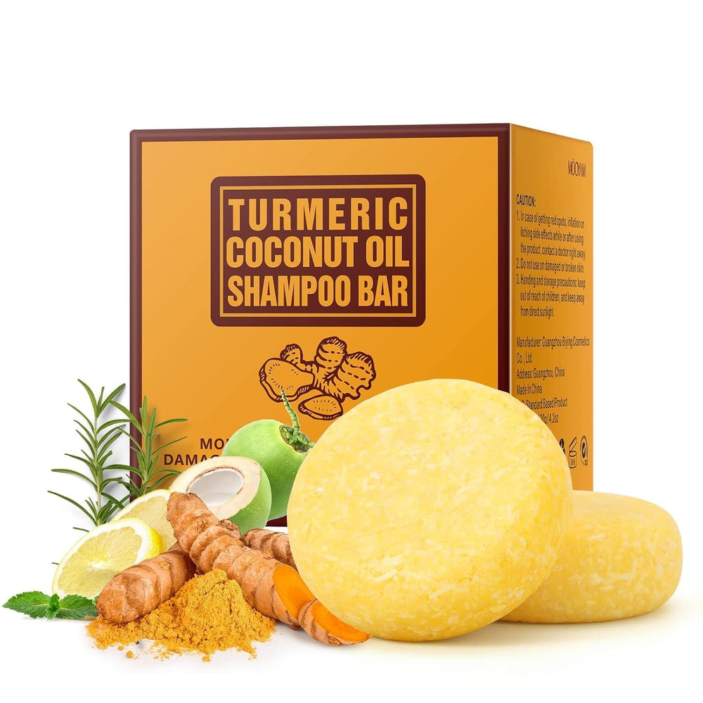 IREV Ginger Shampoo Bar 2-Pack close-up for gentle cleansing and hair vitality
