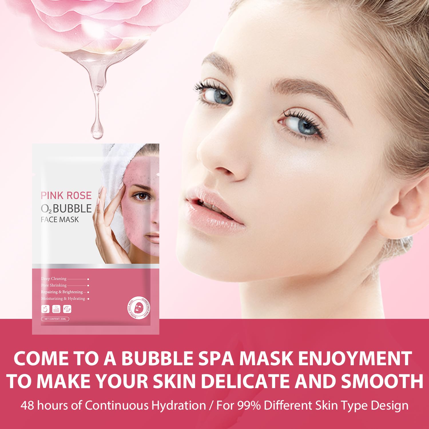 IREV rose extracts contribute to a brightening and nourishing skin experience.