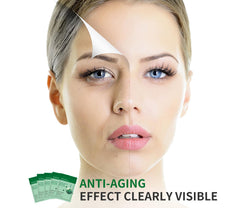 Mask being applied for immediate hydration and plump look.