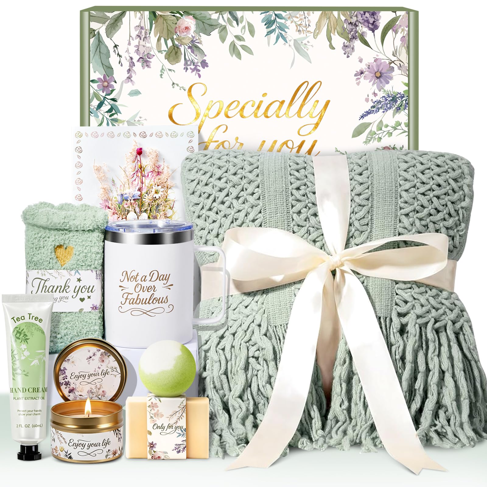 IRINXL birthday gift set blanket, cozy warmth for celebrations and self-care.