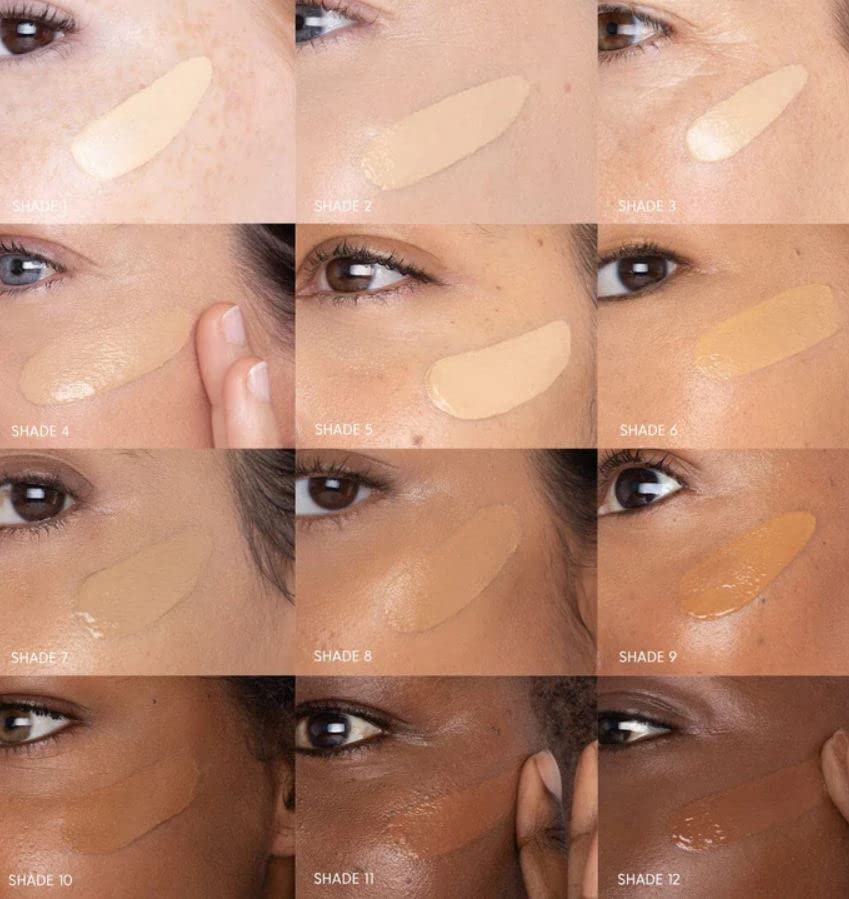 IRIS&ROMEO Best Skin Days SPF30 Shade 4 arm swatch showing light, even coverage.