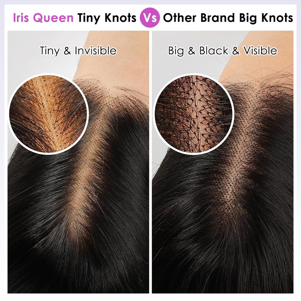 Iris Queen middle-part 13x4 lace-front for daily wear and versatile styling.