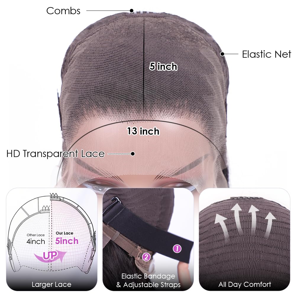 Iris Queen wig cap included for quick, comfortable wear.