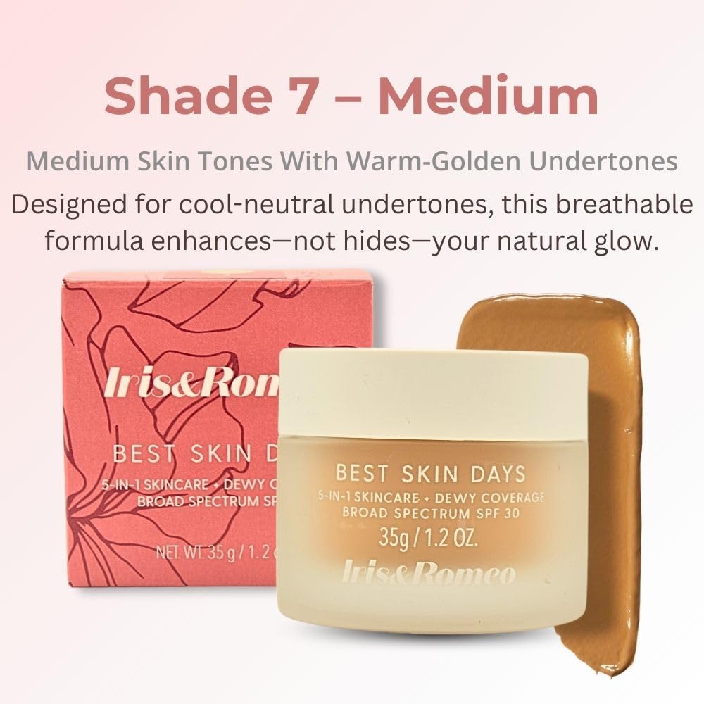 Arm swatch displays sheer, buildable coverage with a radiant glow.