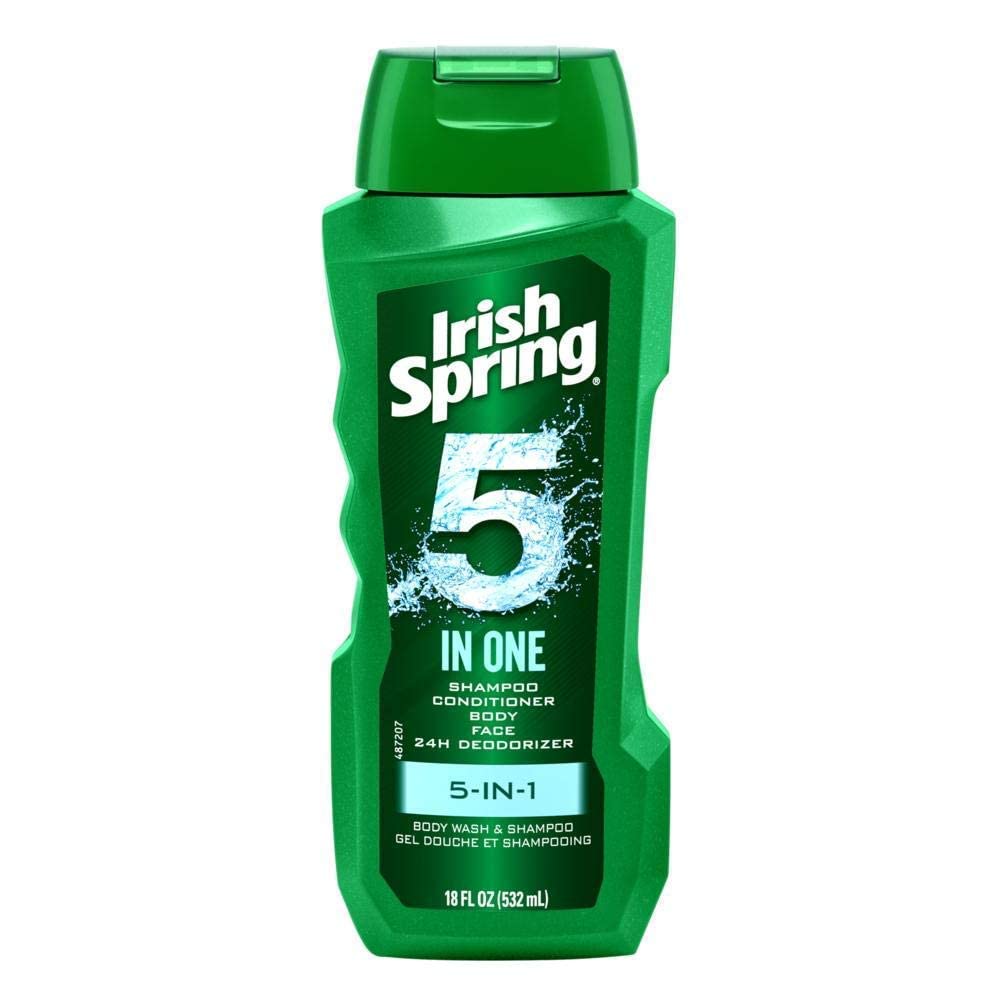 Irish Spring 5-in-1 close-up of rich foamy lather for daily use.