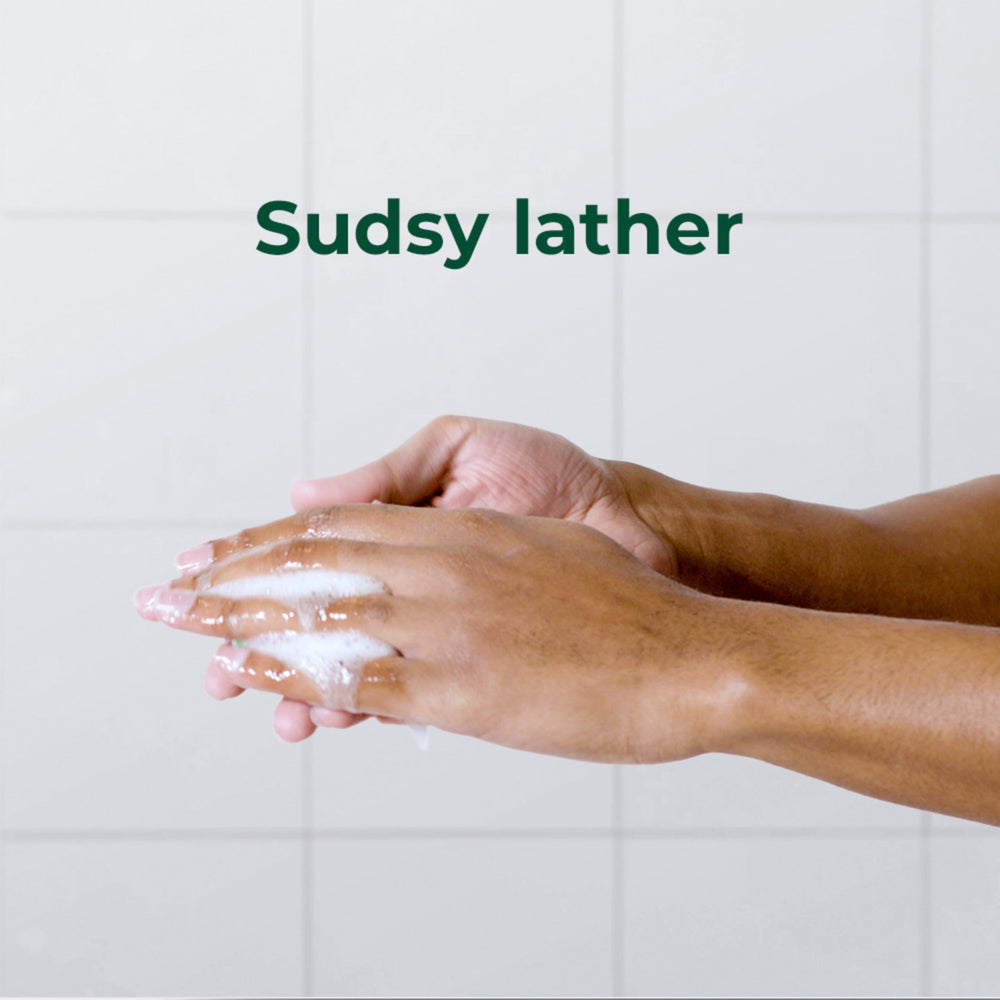 Irish Spring Aloe Mist applied to skin, leaving a clean, refreshed feel.