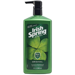 Irish Spring Men's Body Wash Original pump bottle for easy daily use