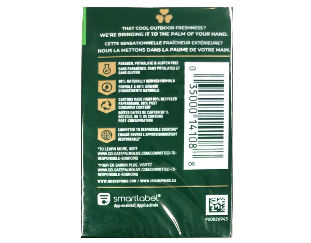 Irish Spring Original bar soap pack of nine for households