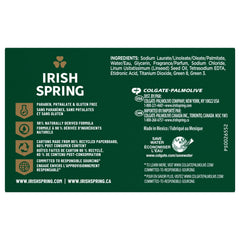 Irish Spring Original deodorant bar soap pack of 8 bars, value-ready.