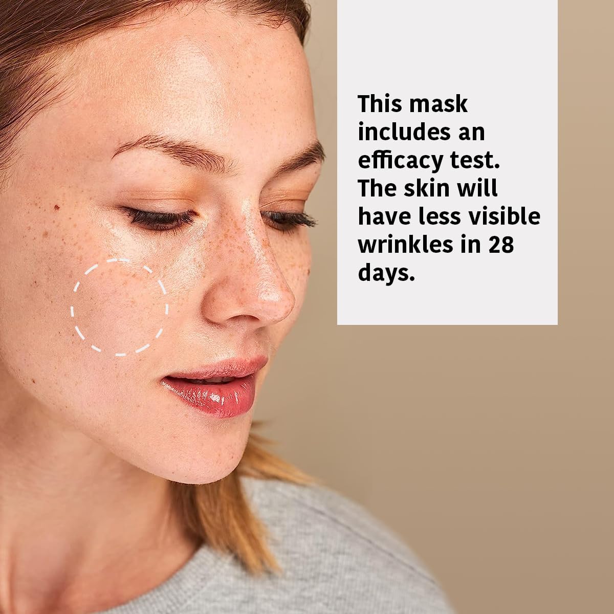 Deep hydration from hyaluronic acid enhancing skin plumpness.
