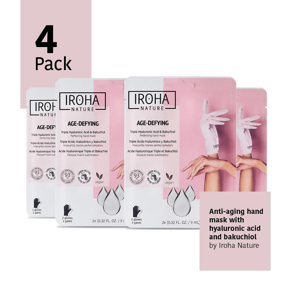 IROHA NATURE triple hyaluronic acid illustration highlighting hydration and plumping