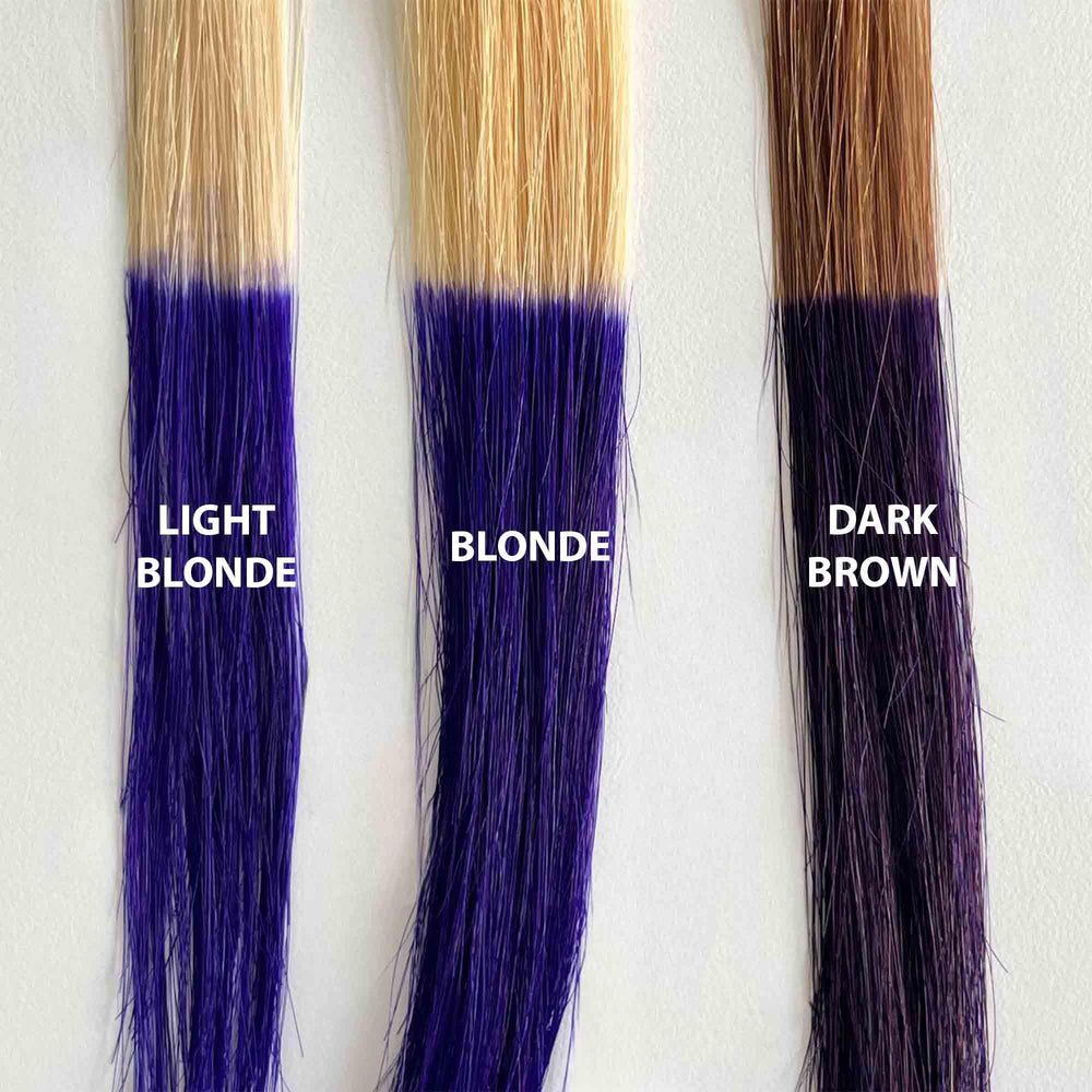 iroiro cream-based color application demonstrates easy, even coverage
