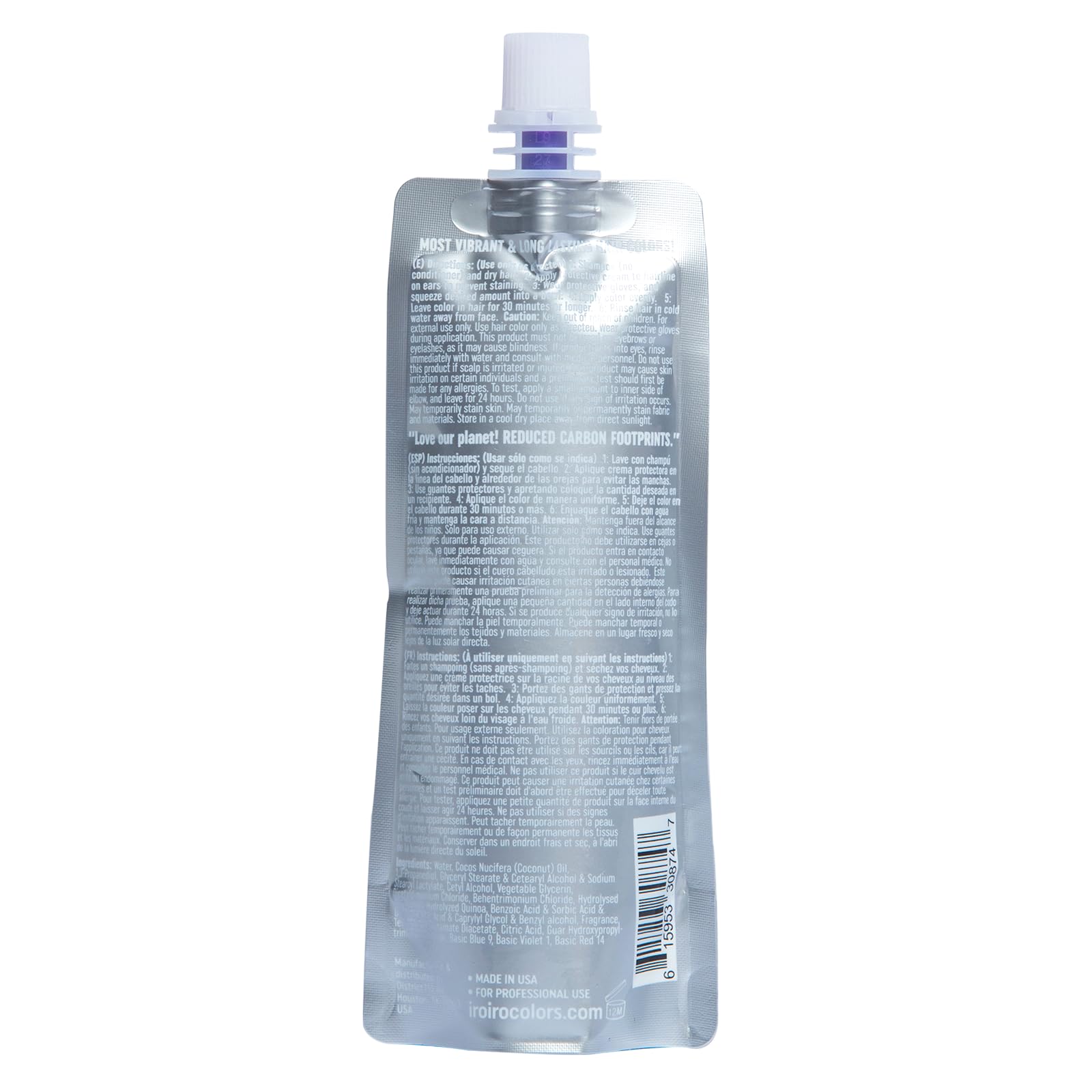 iroiro eco pouch packaging highlighting sustainable beauty with minimal waste