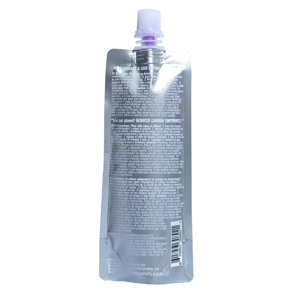 IROIRO eco-pouch packaging highlighting sustainable, waste-reducing hair color packaging.
