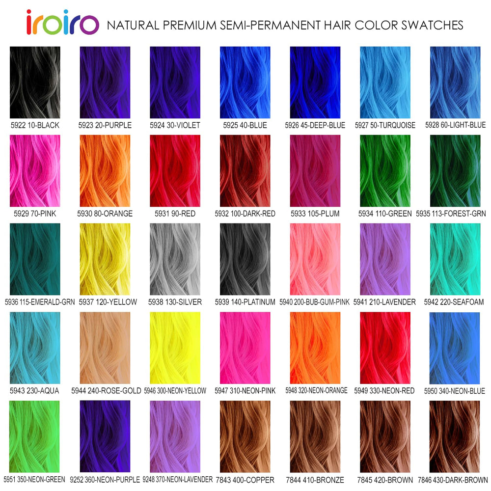 IROIRO natural formula avoids harsh chemicals for color you can trust.