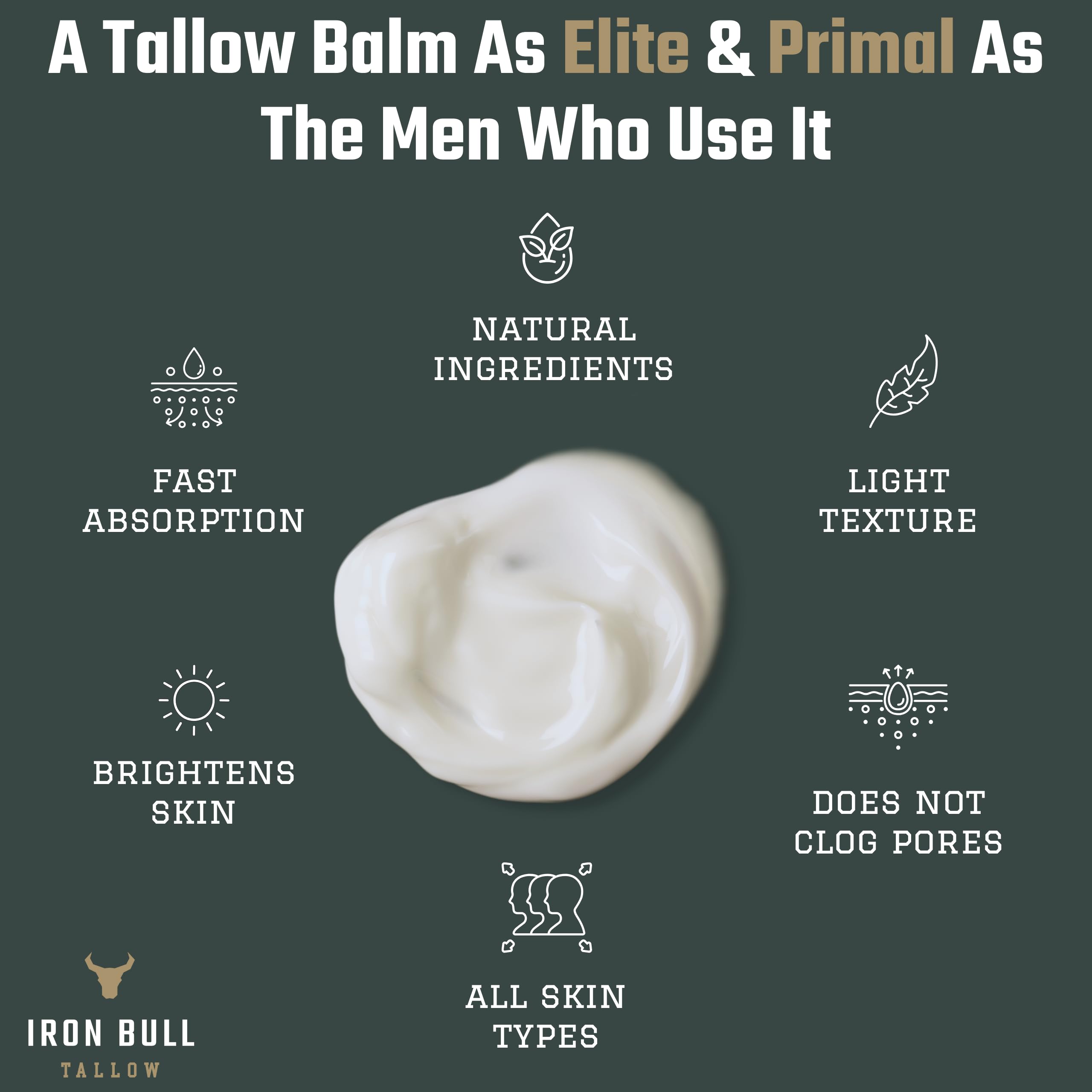 Iron Bull Tallow grass-fed Alberta tallow signals premium quality.
