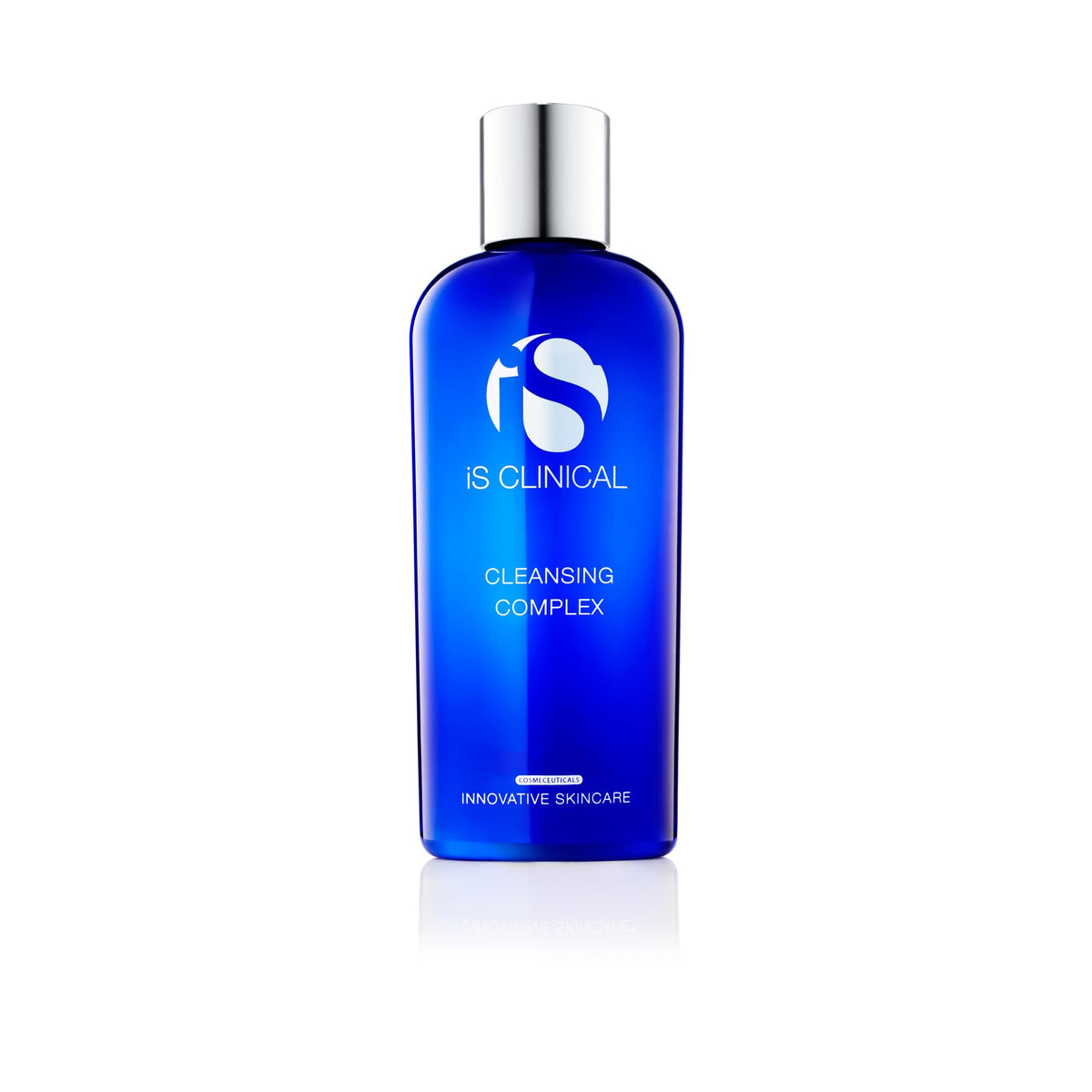 iS CLINICAL Cleansing Complex bottle pour gently cleanses pores for a clean look