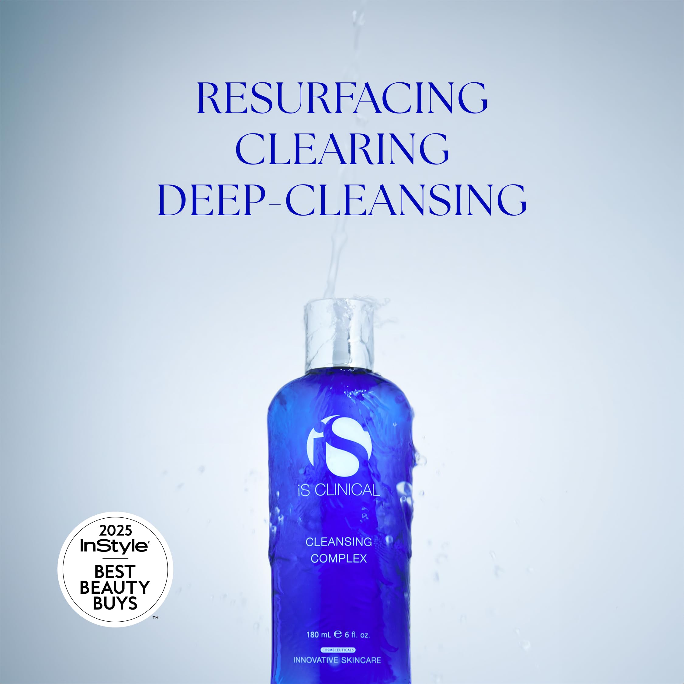 iS CLINICAL Cleansing Complex close-up of silky gel texture on skin