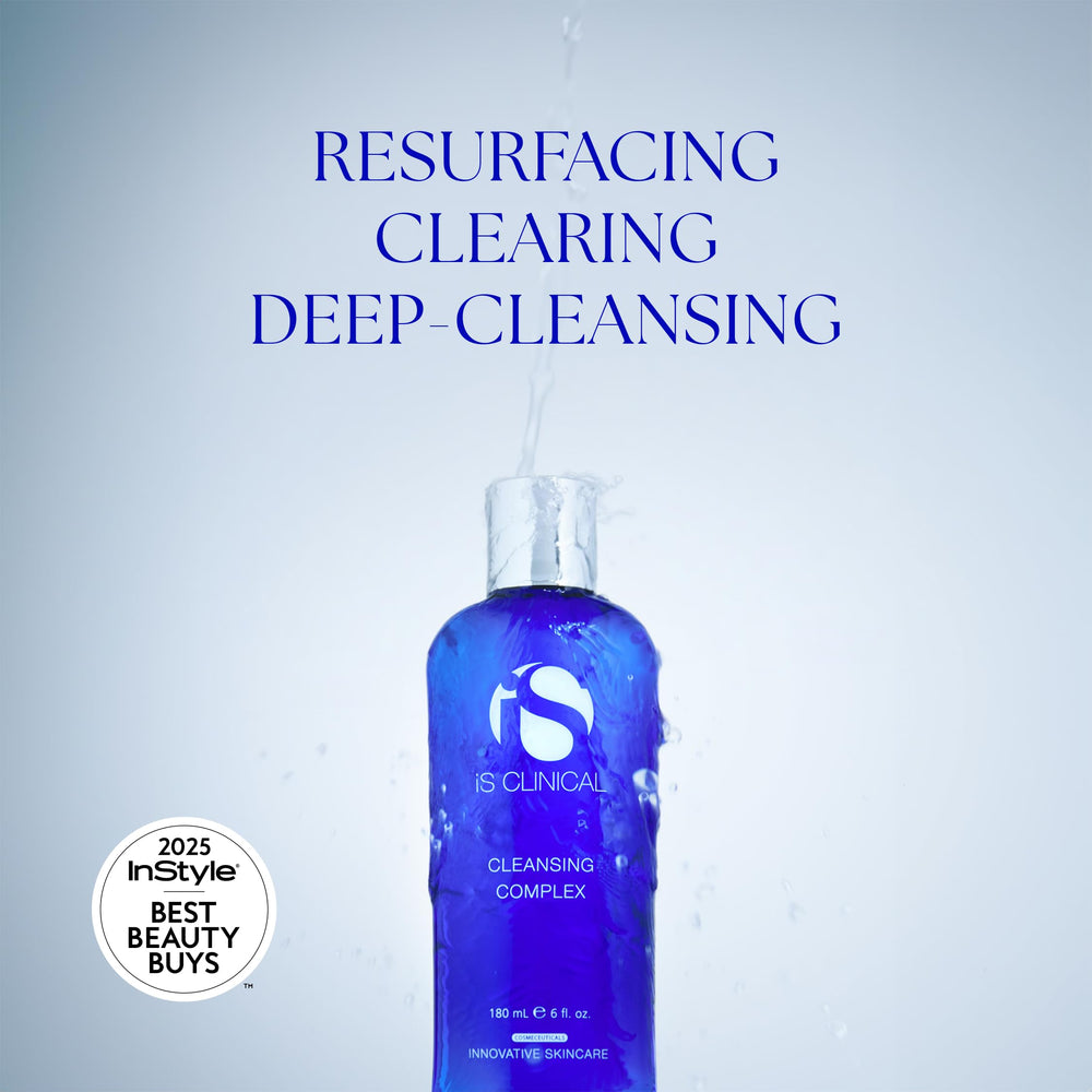 iS CLINICAL Cleansing Complex close-up of silky gel texture on skin