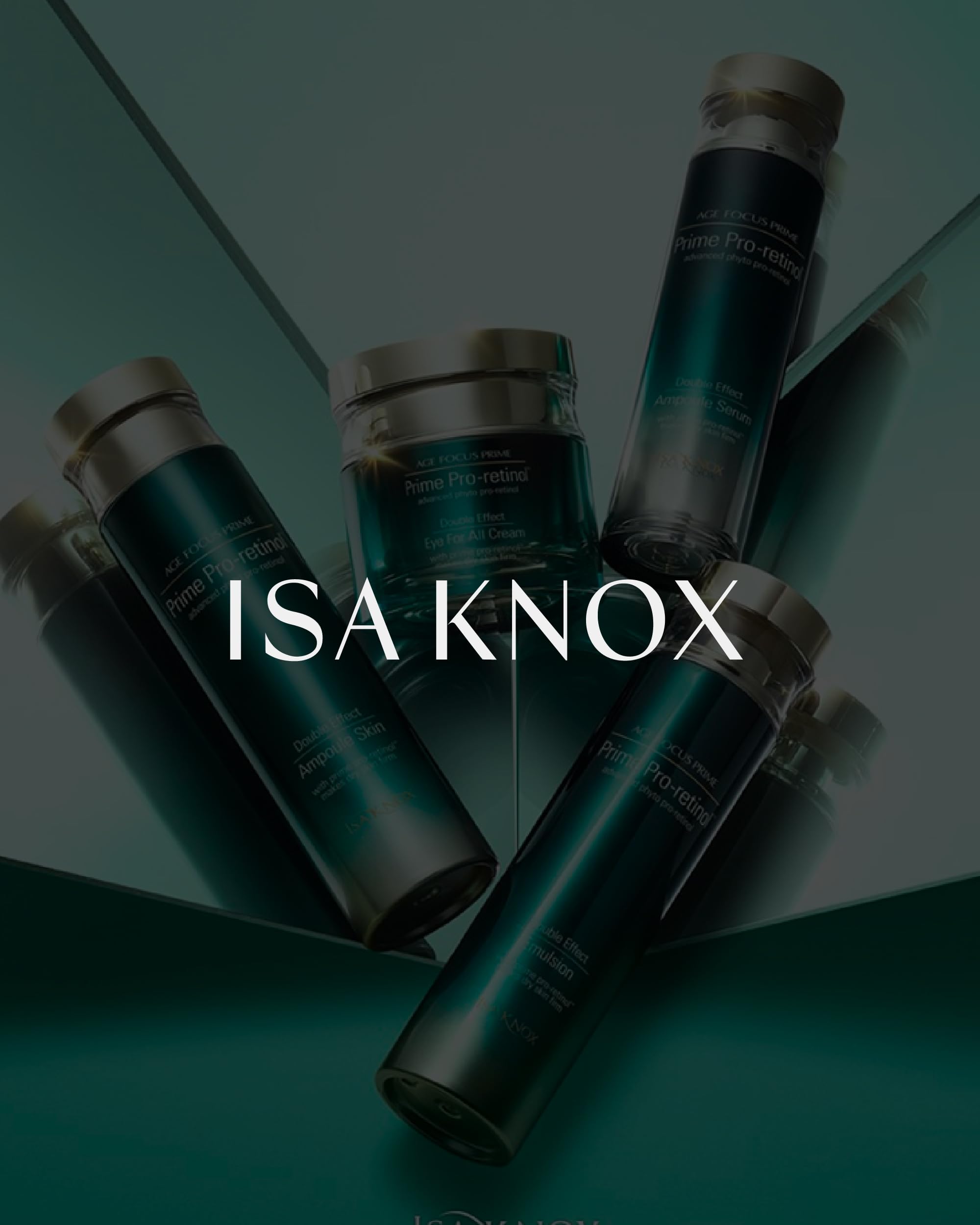 Isa Knox AGE FOCUS PRIME application sequence showing layering for targeted firming