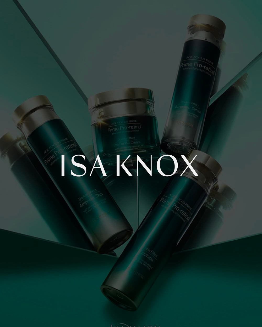 Isa Knox AGE FOCUS PRIME application sequence showing layering for targeted firming