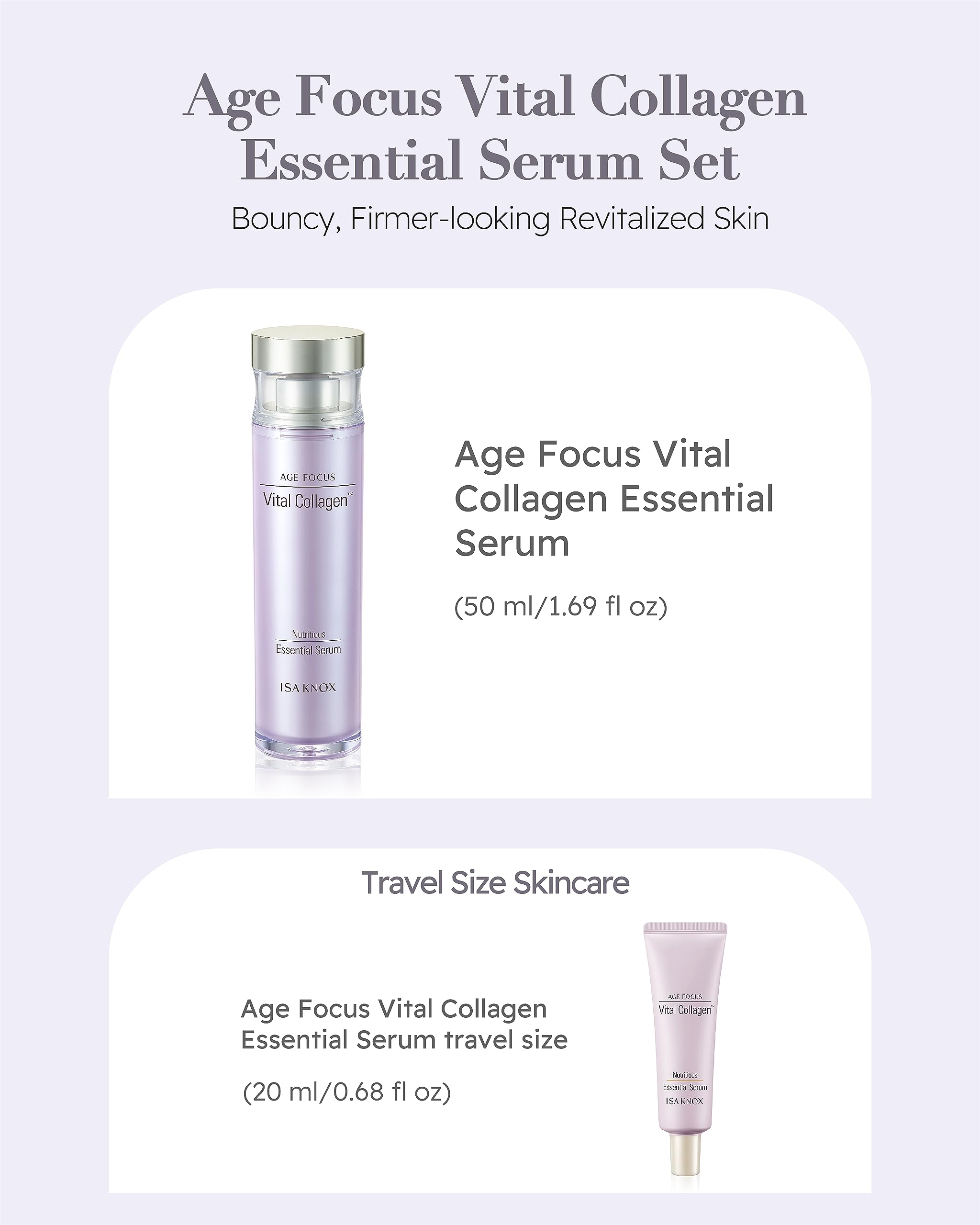 Isa Knox AGE FOCUS Vital Collagen set ready for gifting or trial.