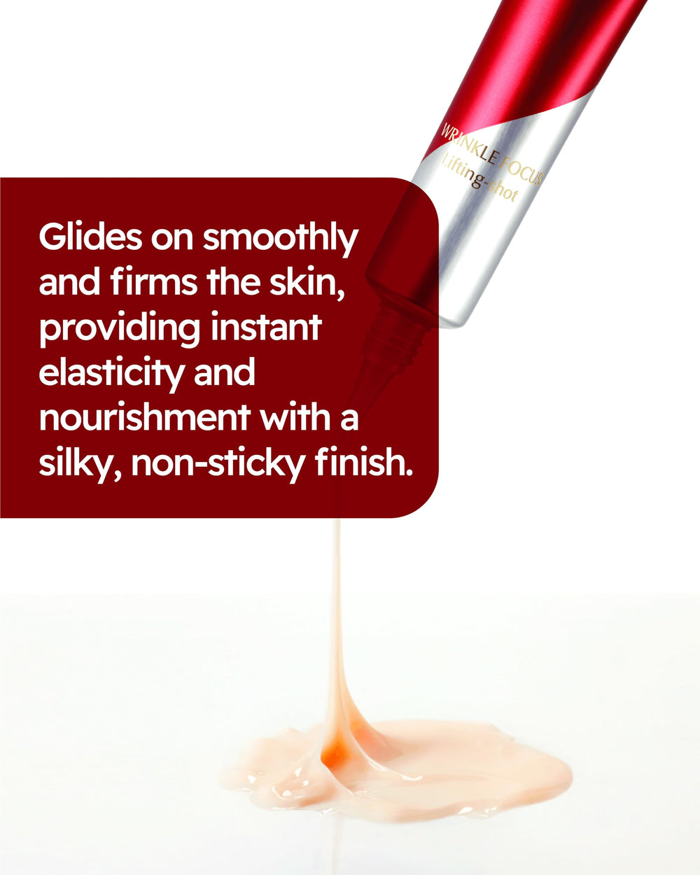 ISA KNOX Wrinkle Focus Shot on neck area enhances gentle firmness.